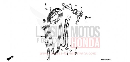 CAM CHAIN/TENSIONER SLR650W de 1998